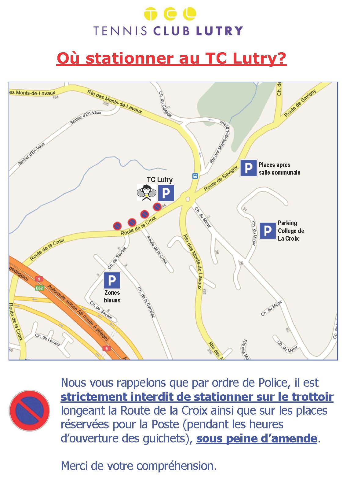 Parking tournoi des Singes
